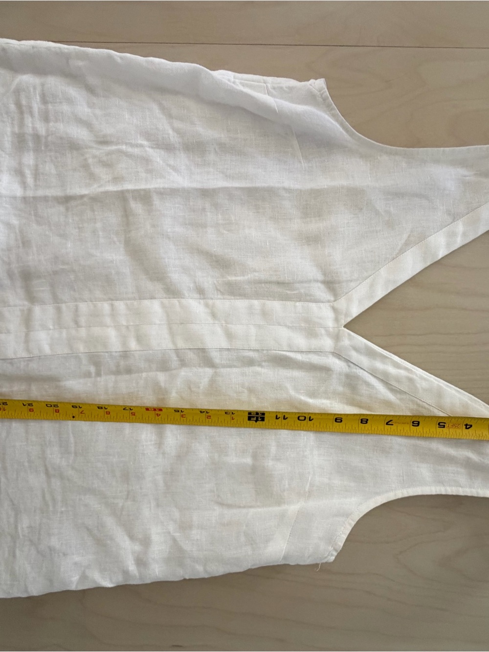 J. Crew White Linen Tank Top
